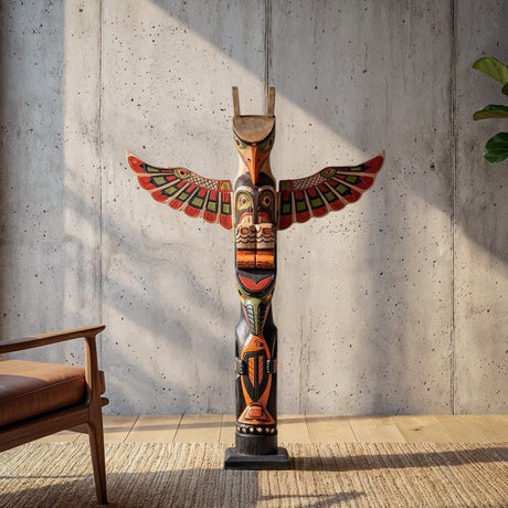 Handcrafted Totem Pole - Cosmo | 3'3" (100 cm)