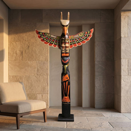 Handcrafted Totem Pole - Cosmo | 6'5" (200 cm)