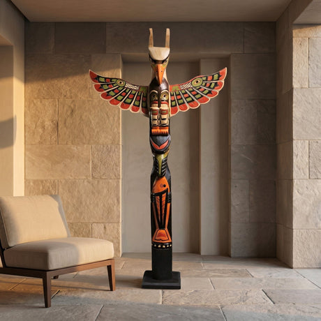 Handcrafted Totem Pole - Cosmo | 6'5" (200 cm)