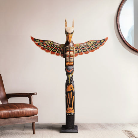 Handcrafted Totem Pole - Cosmo | 5'0" (150 cm)