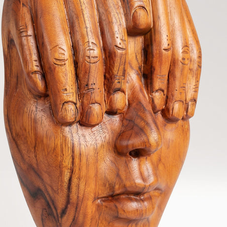 Hand Carved Teak Wall Art - Reverie