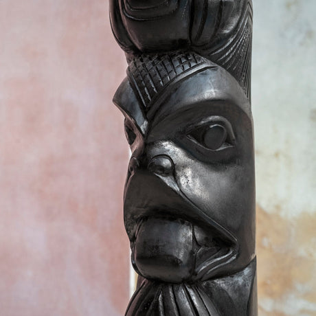 Hand Carved Totem Pole - Echo