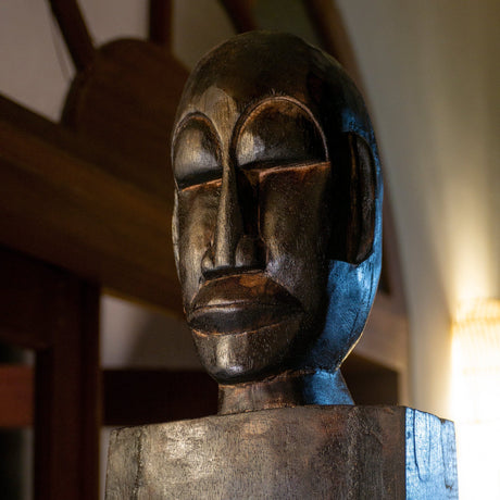 Hand Carved Totem Pole - Sanaa