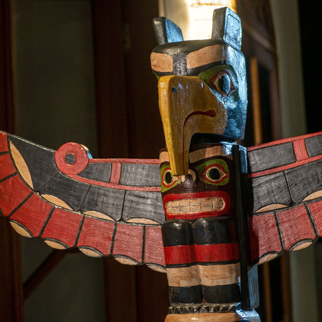 Hand Carved Totem Pole - Phoenix