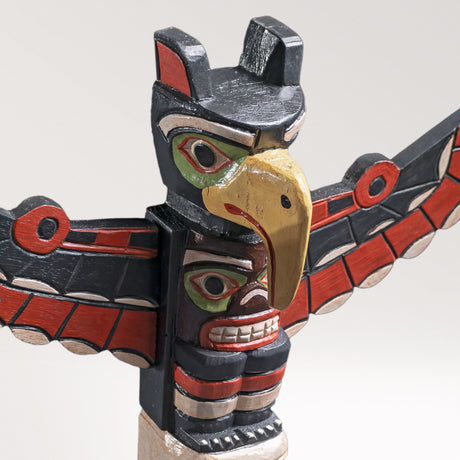 Handcrafted Totem Pole - Phoenix | 5'0" (150 cm)
