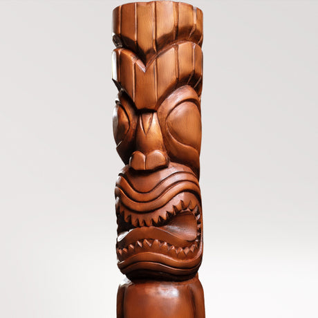 Hand Carved Totem Pole - Manaloa