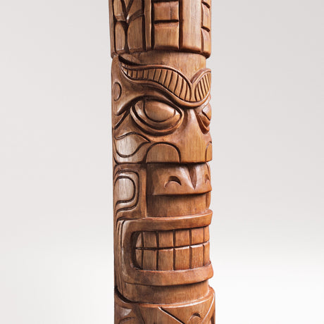 Hand Carved Totem Pole - Tenochtli