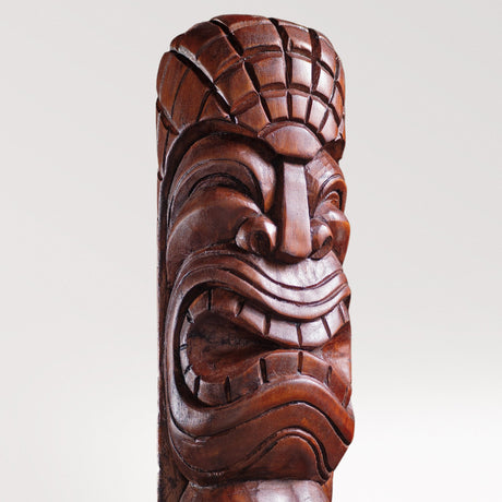 Hand Carved Totem Pole - Kumaka