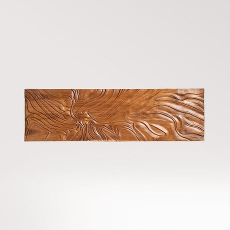 Hand Carved Teak Wall Art  - Eternal Flow