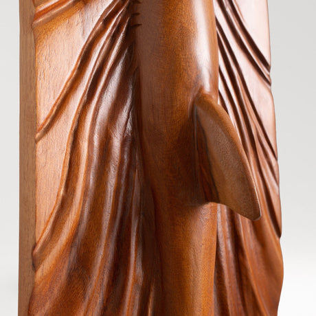 Hand Carved Teak Wall Art  - Shark