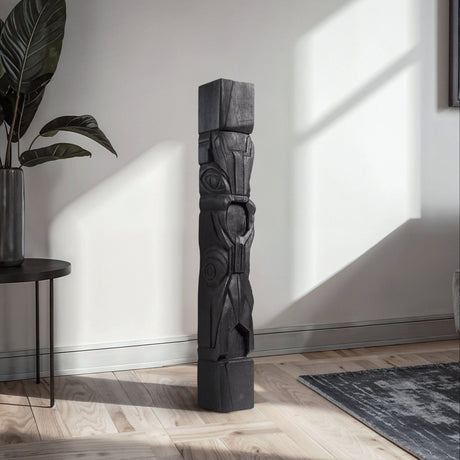 Hand Carved Totem Pole - Meld