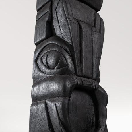 Hand Carved Totem Pole - Meld