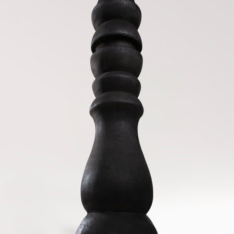 Hand Carved Art Pole - Monarch