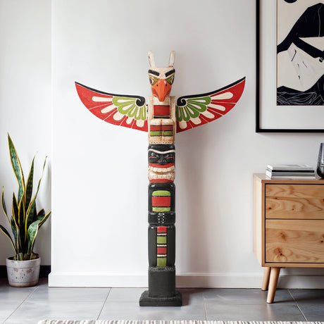 Hand Carved Totem Pole - Nova