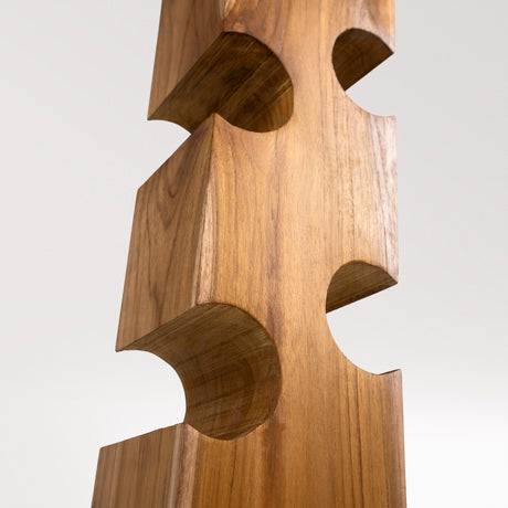 Hand Carved Wine Rack - Cellar Totem