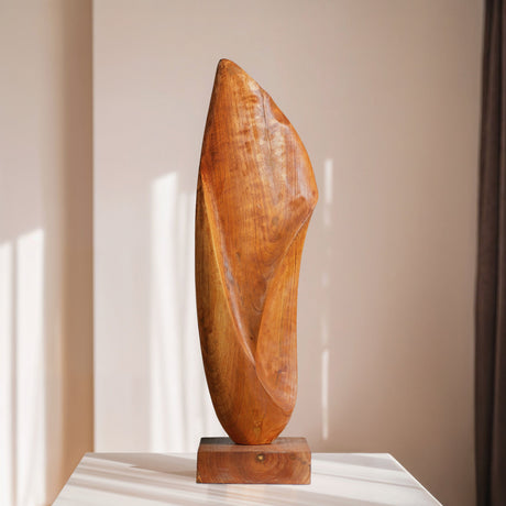 Hand Carved Wood Sculpture - Elaris
