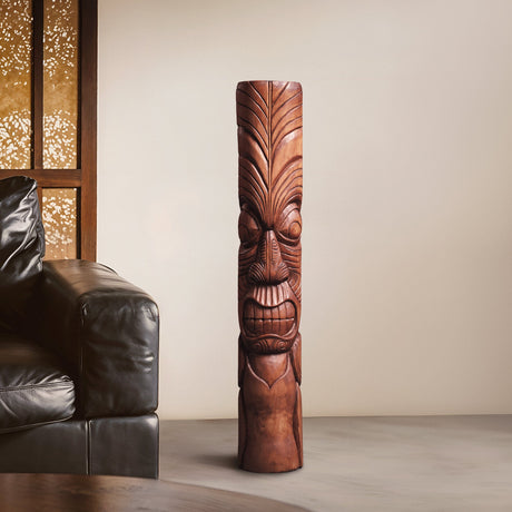 Hand Carved Totem Pole - Kanamu