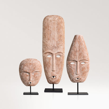 Hand Carved Sculptural Art Set - Temba