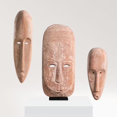 Hand Carved Sculptural Art Set - Mava